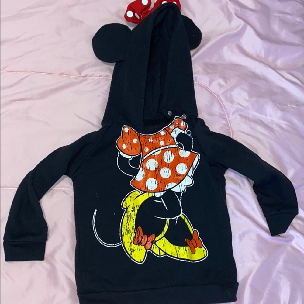 babygirl minnie mouse sweater - 24m